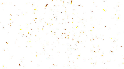 Fototapeta premium Gold Sparkling Dust with Confetti PNG – Transparent Background Overlay for Celebrations, Golden Festival Confetti PNG Transparent – Digital Clipart for Luxury Party Invitations