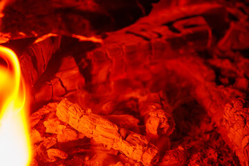 burning fire background