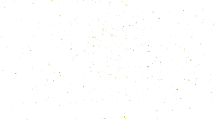 Elegant gold confetti background. Golden glitter dust particles confetti on transparent background. PNG Gold confetti effect, transparent background. 