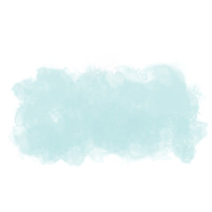 Abstract watercolor paint shape.	