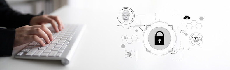 AI cyber security system using biometric authentication and privacy control. Cyber security...