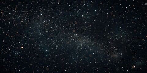 Obraz premium Detailed cosmic dust particles scattered across a dark background.
