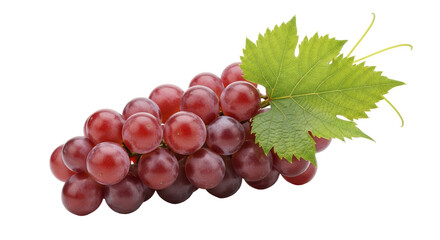Isolated Red Grapes