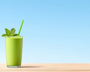 Refreshing green smoothie