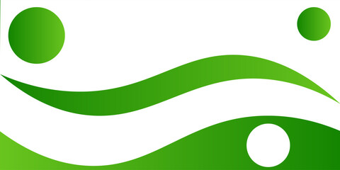 Abstract green wavy background. Vector EPS 10