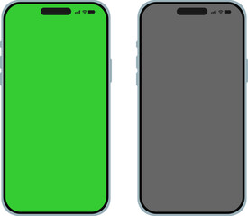 smart phone isolated on white