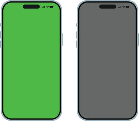 smart phone isolated on white