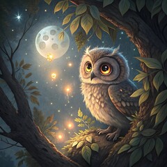 owl on tree
