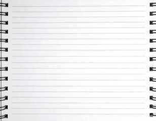 Fototapeta premium Blank lined notebook page (2)