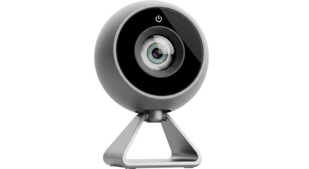 Isolated Modern Webcam Device