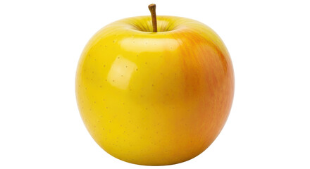Isolated golden apple