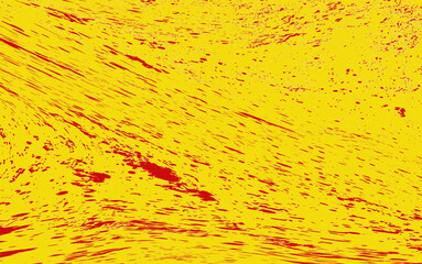 Abstract red and yellow paint splash texture, bold modern artistic brush stroke pattern, expressive digital design, digital grunge background art