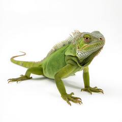 Obraz premium iguana on a white background
