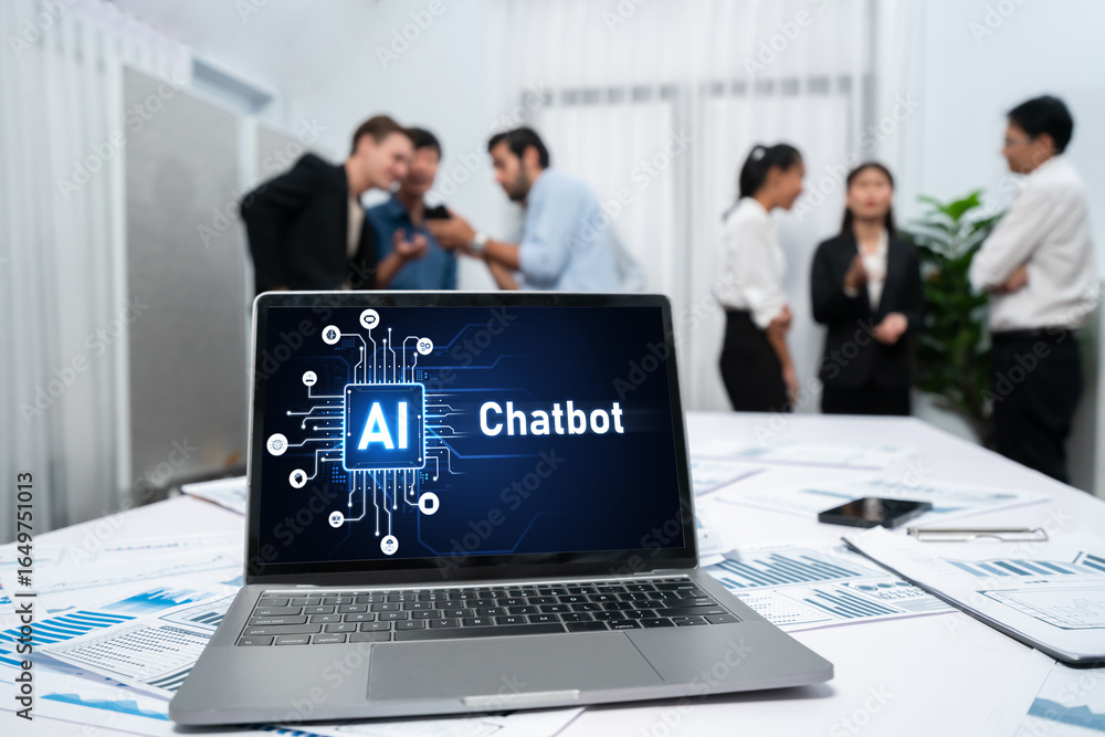 Poster generative ai virtual assistant tools for prompt engineer and user for ease of engage artificial int