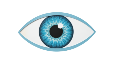 Isolated Blue Eye