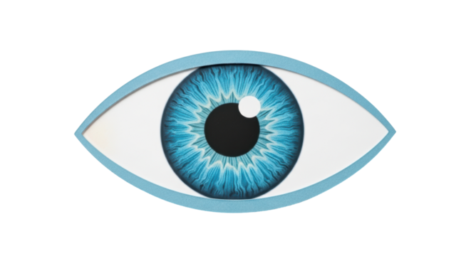 Isolated Blue Eye