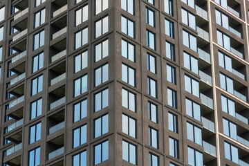 Modern Apartment Building Facade Pattern Architecture Urban