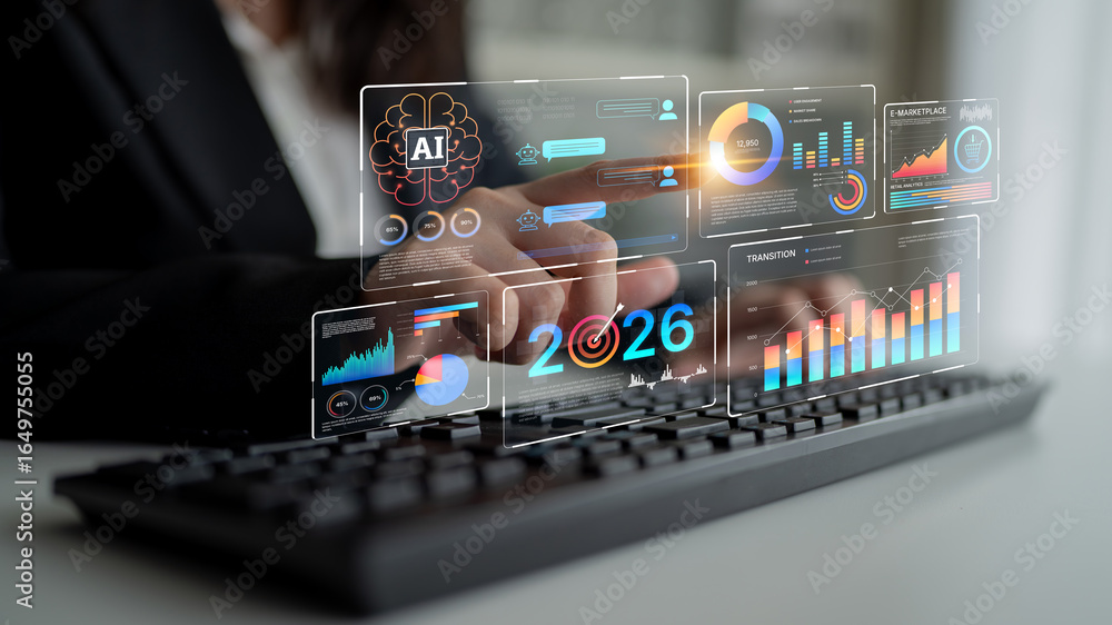 Poster data analytics and big data strategy for real-time analytics, predictive data modeling, business int
