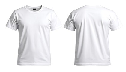 Blank white t-shirt mockup
