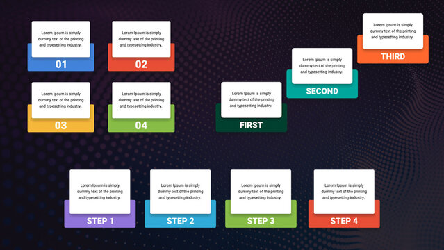 Mini Colorful Text Blocks 01