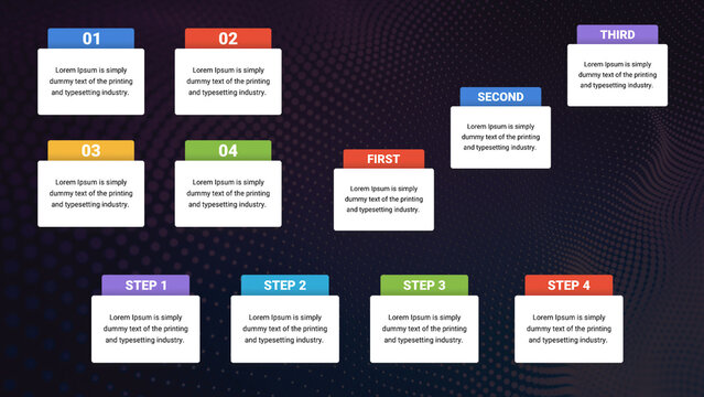 Mini Colorful Text Blocks 02