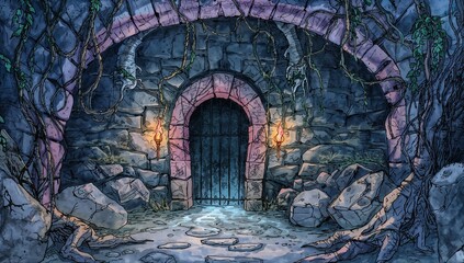 access to a forbidden tomb, roleplaying asset