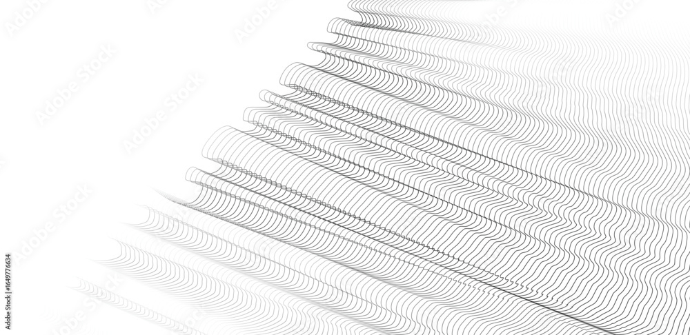 Poster modern abstract background. abstract wave element for design. wave with lines created using blend to