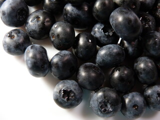 Blueberries photographed close-up.Macro.Healthy berries.