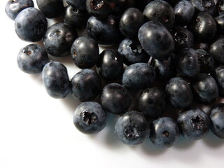 Blueberries photographed close-up.Macro.Healthy berries.