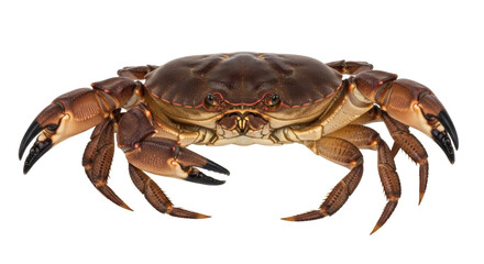 Isolated Brown Crab