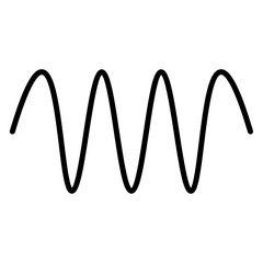 illustration of sound wave icon
