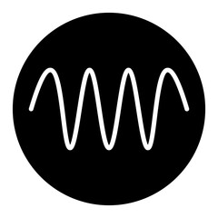 illustration of sound wave icon
