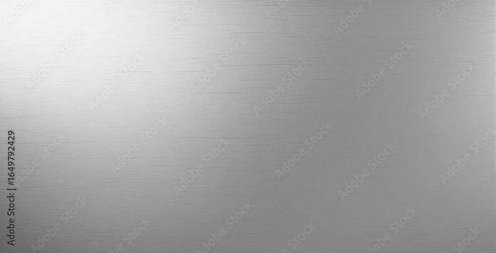 Poster brushed metal texture with gradient lighting effect and fine horizontal lines on metallic surface ba
