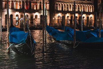 Giro nei canali di Venezia in Gondola, Venezia, Veneto (Italia)