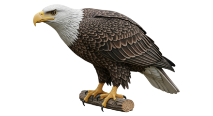 Isolated Bald Eagle