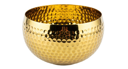 Isolated golden bowl