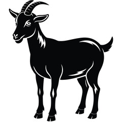 Obraz premium Goat Silhouette