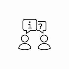 aid request icon sign vector