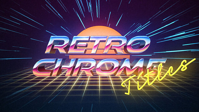 Retro Chrome Titles