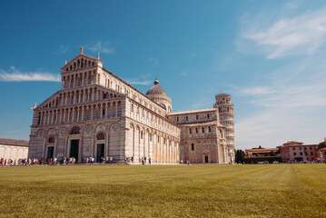 Torra di Pisa in Piazza dei Miracoli a Pisa, Toscana (Italia)