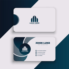Clean style modern business card template