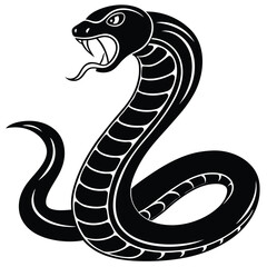 Fototapeta premium Python Silhouette