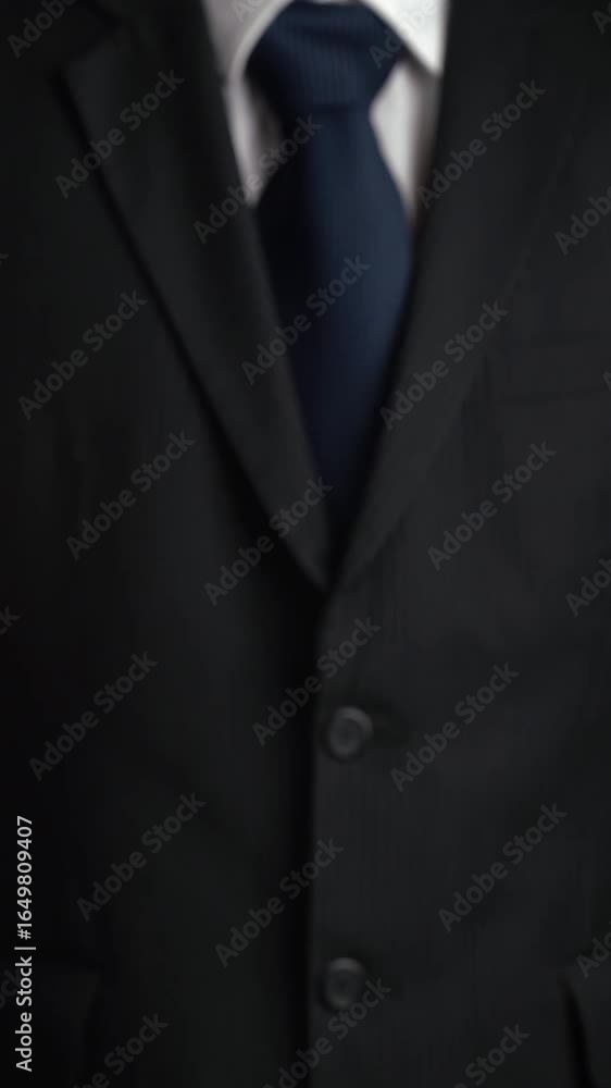Poster businessman show hologram of business intelligence report allusive technology. virtual augmented rea