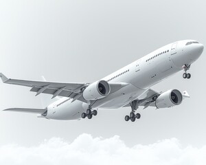 Ascending Airliner