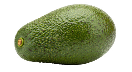 Isolated Whole Avocado