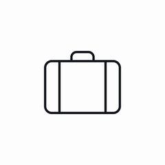 travel suitcase icon sign vector