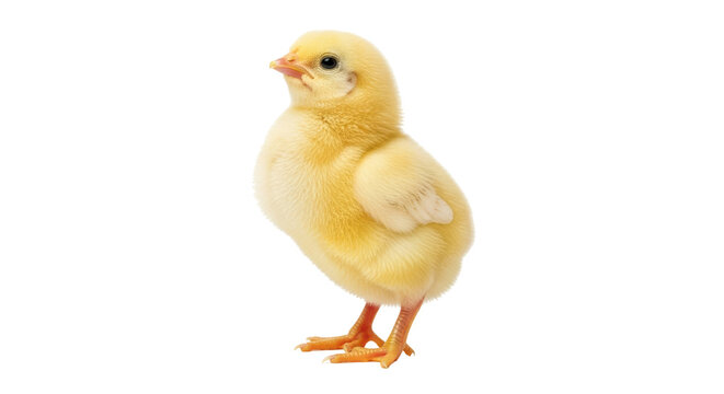 Isolated Yellow Chicken