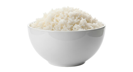 Isolated White Rice Bowl