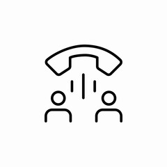 call service icon sign vector