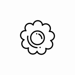 flower toy icon sign vector